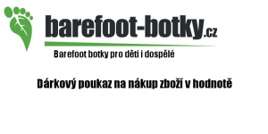 dárkový poukaz barefoot botky