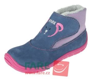 Barefoot Fare bare dětské zimní boty 5144251 bosá
