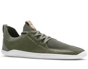 Barefoot Vivobarefoot Primus Knit L olive green leather bosá