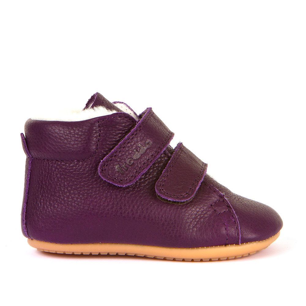 Barefoot boty Froddo Prewalkers zimní purple sheepskin