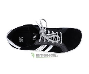 Barefoot Barefoot tenisky Filii - ADULT TOPMODELL VELOURS BLACK bosá