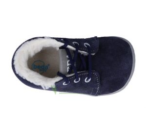 Barefoot Beda Barefoot - Lucas - zimní boty s membránou-tkaničky bosá