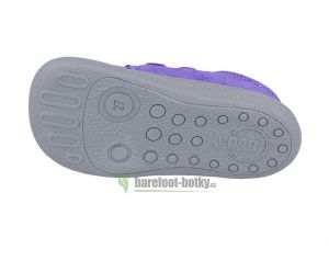 Beda Barefoot Violette - nízké třpytivé boty podrážka