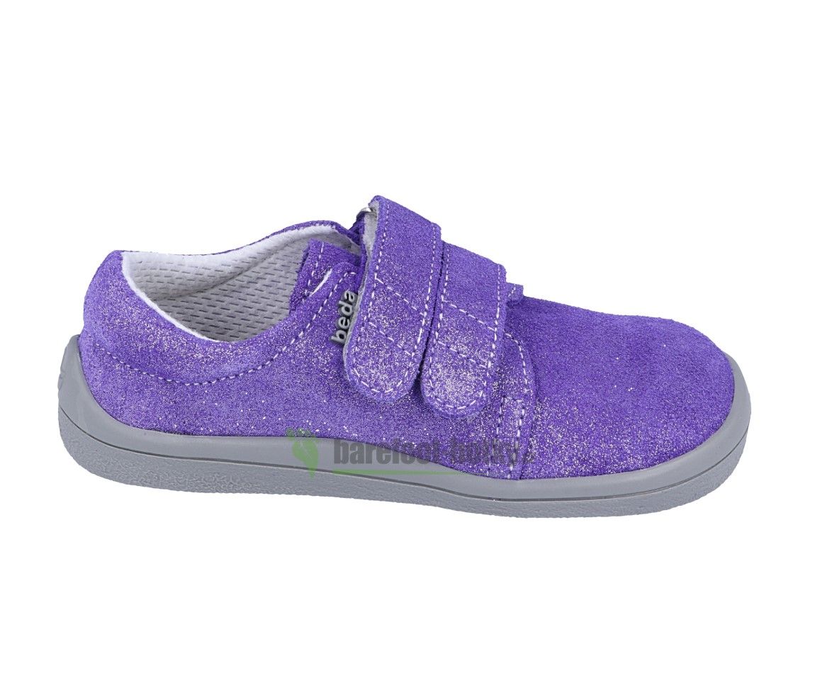Beda Barefoot Violette - nízké třpytivé boty