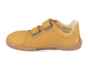 Baby bare shoes Febo Spring Mustard Nubuk bok