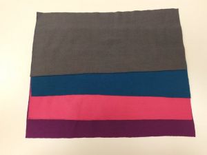 BREBERKY - fleecová separační plenka | fialová, petrolejová, růžová, šedá