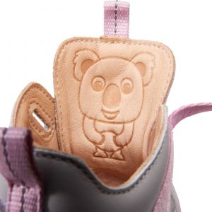 Dětské barefoot botičky Affenzahn Leather sneaker Koala detail II