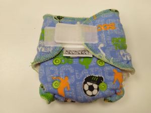 BREBERKY - Kalhotková plenka S - suchý zip | fotbal