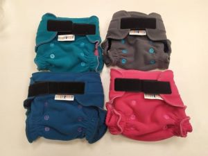 BREBERKY - Svrchní kalhotky fleece S - suchý zip | růžová