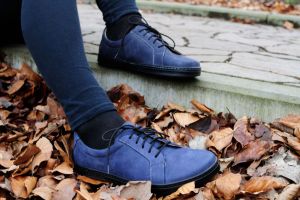 Peerko 2.0 kožené boty - Classic Blue na noze
