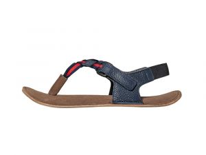 Barefoot Sole runner sandále Neso blue/red bosá
