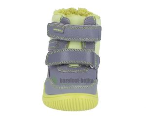 Protetika zimní barefoot boty Tyrel green zepředu