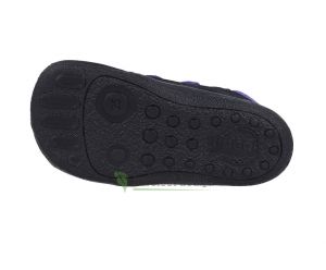 Beda Barefoot Dark violette - celoroční boty s membránou podrážka