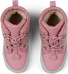 Dětské barefoot botičky Affenzahn Minimal Midboot Wool Lace Unicorn - Pink shora