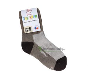 Dětské Surtex merino sportovní ponožky froté - béžové | 12-13 cm