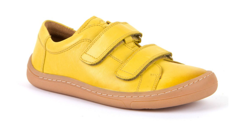 Barefoot Froddo barefoot celoroční boty yellow - suché zipy bosá