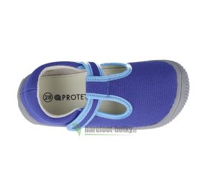 Barefoot Protetika Kirby blue - textilní tenisky/přezůvky bosá