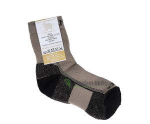 Surtex ponožky froté - 95 % merino světle hnědé | 41-43
