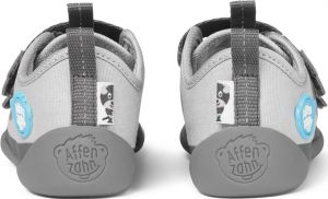 Barefoot Dětské barefoot botičky Affenzahn Lowcut Cotton Dog-Grey bosá