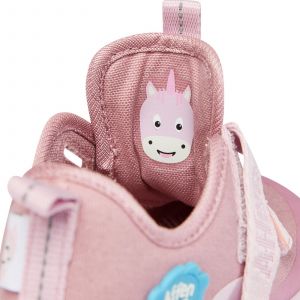 Barefoot Dětské barefoot botičky Affenzahn Lowcut Cotton Unicorn-Pink bosá