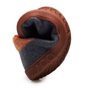 Barefoot Vlněné boty ZAQQ LIQE grey toffee bosá