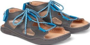 Barefoot Dětské barefoot sandály Affenzahn Sandal Leather Dog-Grey bosá
