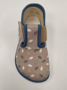 Pegres barefoot papuče BF01 modré shora