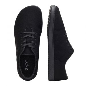 Barefoot Vlněné boty ZAQQ LIQE black bosá