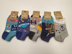 Chlapecké kotníčkové ponožky vzory 1