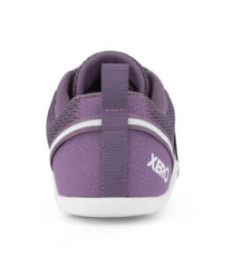 Dětské barefoot tenisky Xero shoes Prio violet zezadu