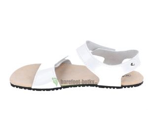 Protetika barefoot sandály Belita bílé bok