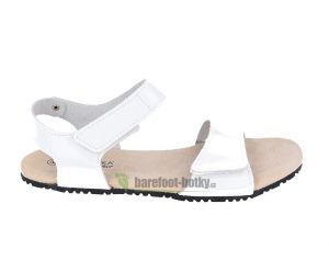 Protetika barefoot sandály Belita bílé