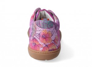 Barefoot celoroční boty KOEL4kids - KOEL4kids - Lady fuchsia flowers zezadu