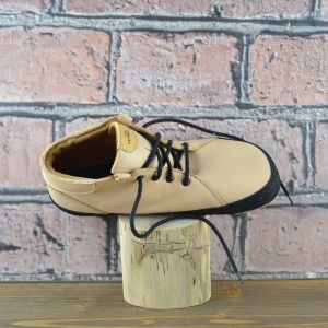 Barefoot Celoroční boty - Bosé Pegresky pro dospělé - béžová s černým okopem bosá