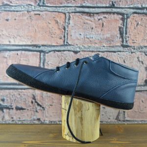 Barefoot Celoroční boty - Bosé Pegresky pro dospělé - modrá s černým okopem bosá