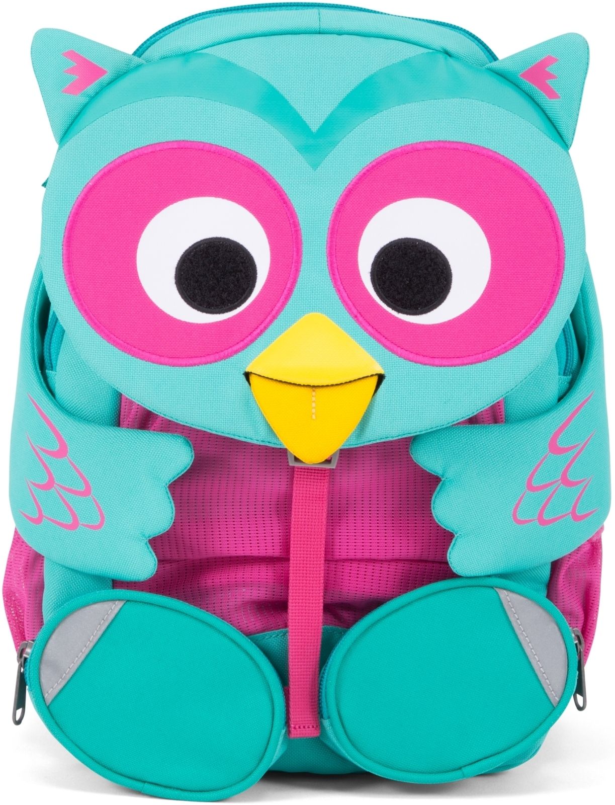Dětský batoh do školky Affenzahn Olina Owl large - turquoise