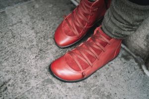 Barefoot Kožené boty ZAQQ QUECHEE Velvet bosá