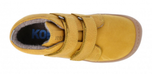 Barefoot zateplené boty Koel4kids - Bob ocra shora