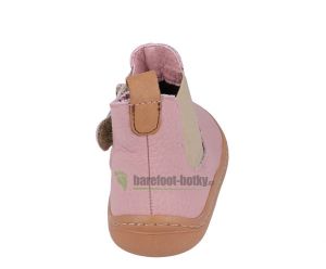 Froddo barefoot boty chelsea pink zezadu