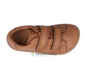 Barefoot Froddo barefoot celoroční boty cognac - 2 suché zipy bosá