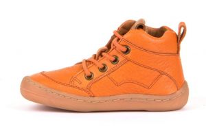 Froddo barefoot celoroční boty orange - tkaničky bok