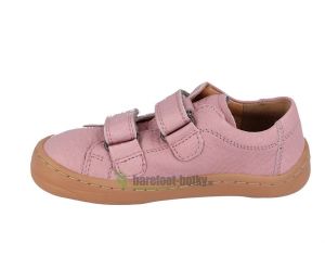 Froddo barefoot celoroční boty pink - 2 suché zipy bok