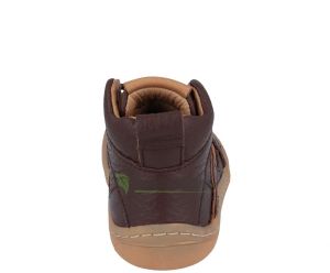 Barefoot Froddo barefoot kotníkové boty brown - tkaničky bosá