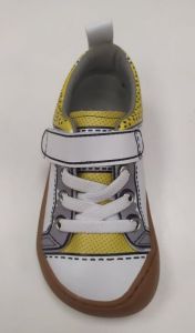 Celoroční boty zapato FEROZ Paterna rocker Print gris amarillo shora