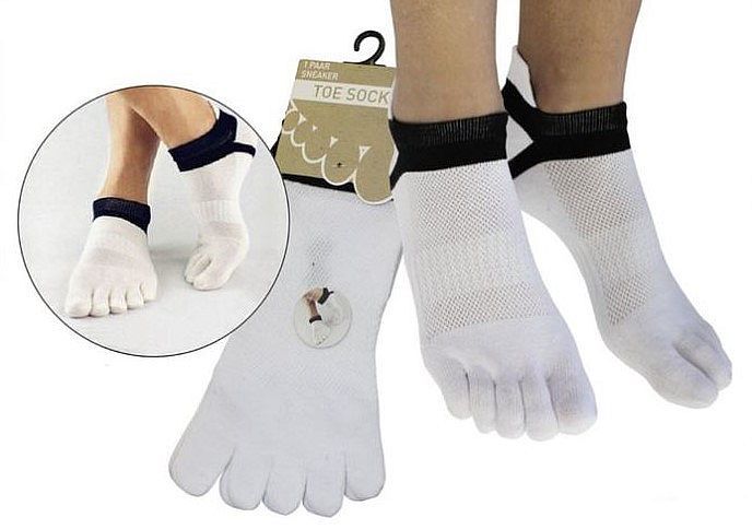 Prstové ponožky Prstan 01 - bílá