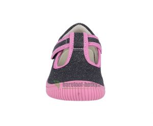 Barefoot Protetika Kirby pink - textilní tenisky/přezůvky bosá
