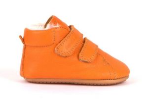 Barefoot boty Froddo Prewalkers zimní sheepskin - orange | 19, 20, 21, 23