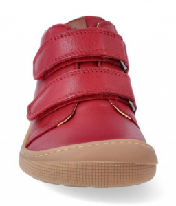 Barefoot celoroční boty Koel4kids - Don red zepředu