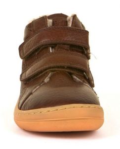 Froddo barefoot zimní kotníkové boty brown zepředu