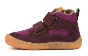 Barefoot Froddo barefoot zimní kotníkové boty purple bosá